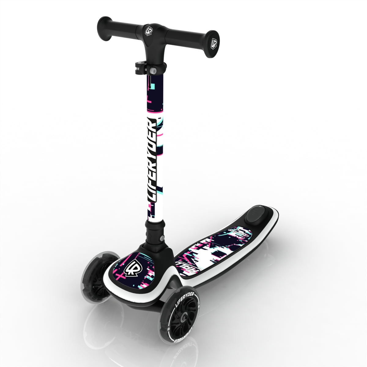 LIFERYDER HALO Glitch scooter sticker set preview