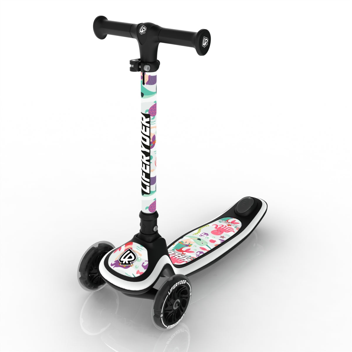 LIFERYDER HALO Mermaids & Dolphins scooter sticker set preview