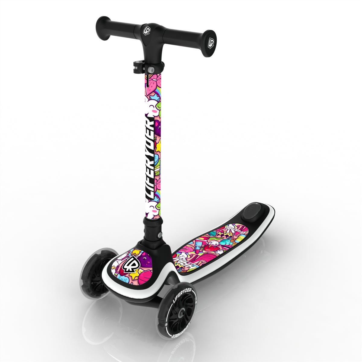 LIFERYDER QUEST Popkins scooter sticker set preview