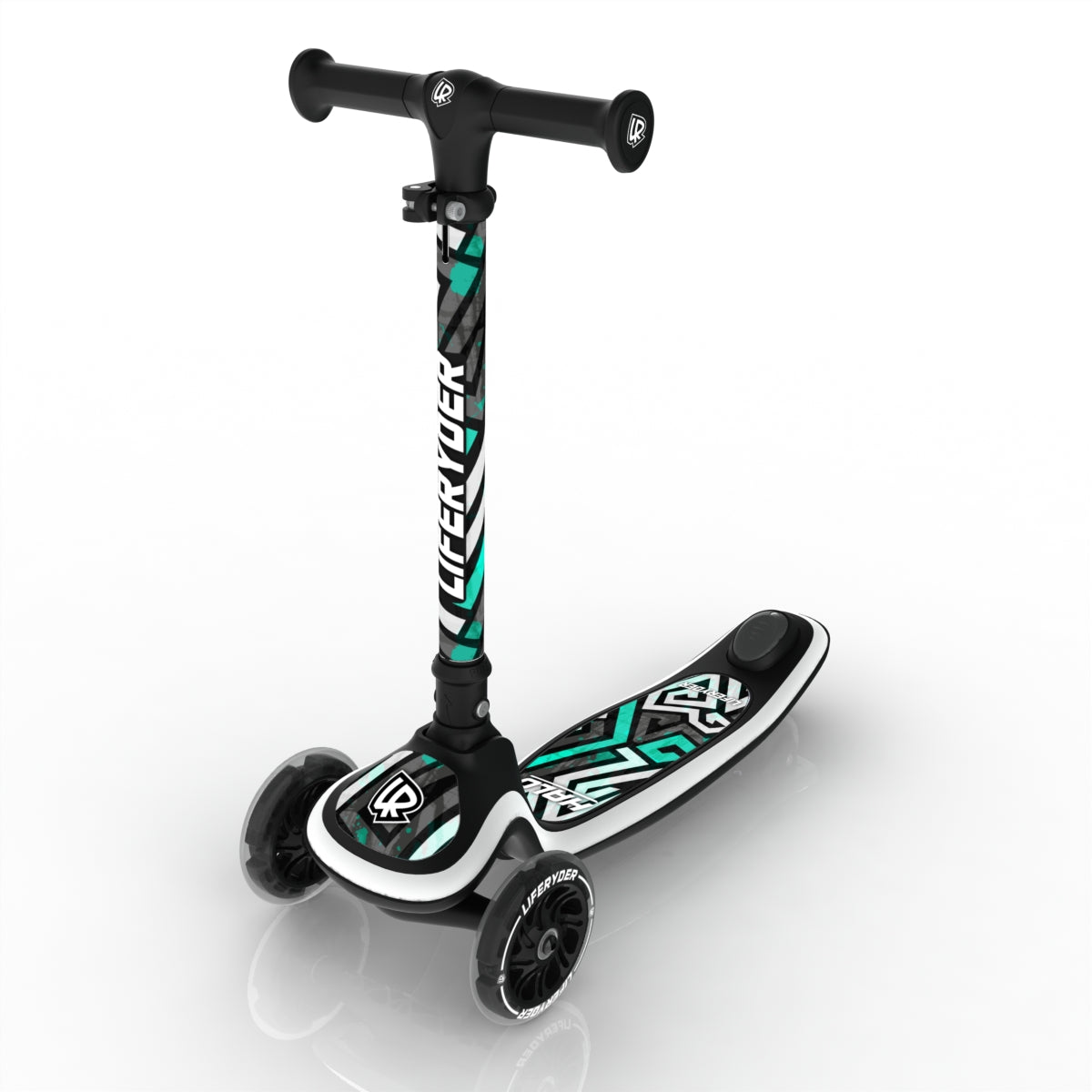 LIFERYDER HALO Spearmint Maze scooter sticker set preview