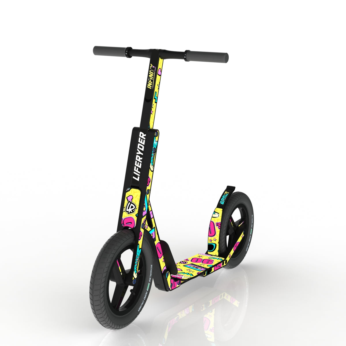 LIFERYDER VOGUE 90s balance bike sticker set preview