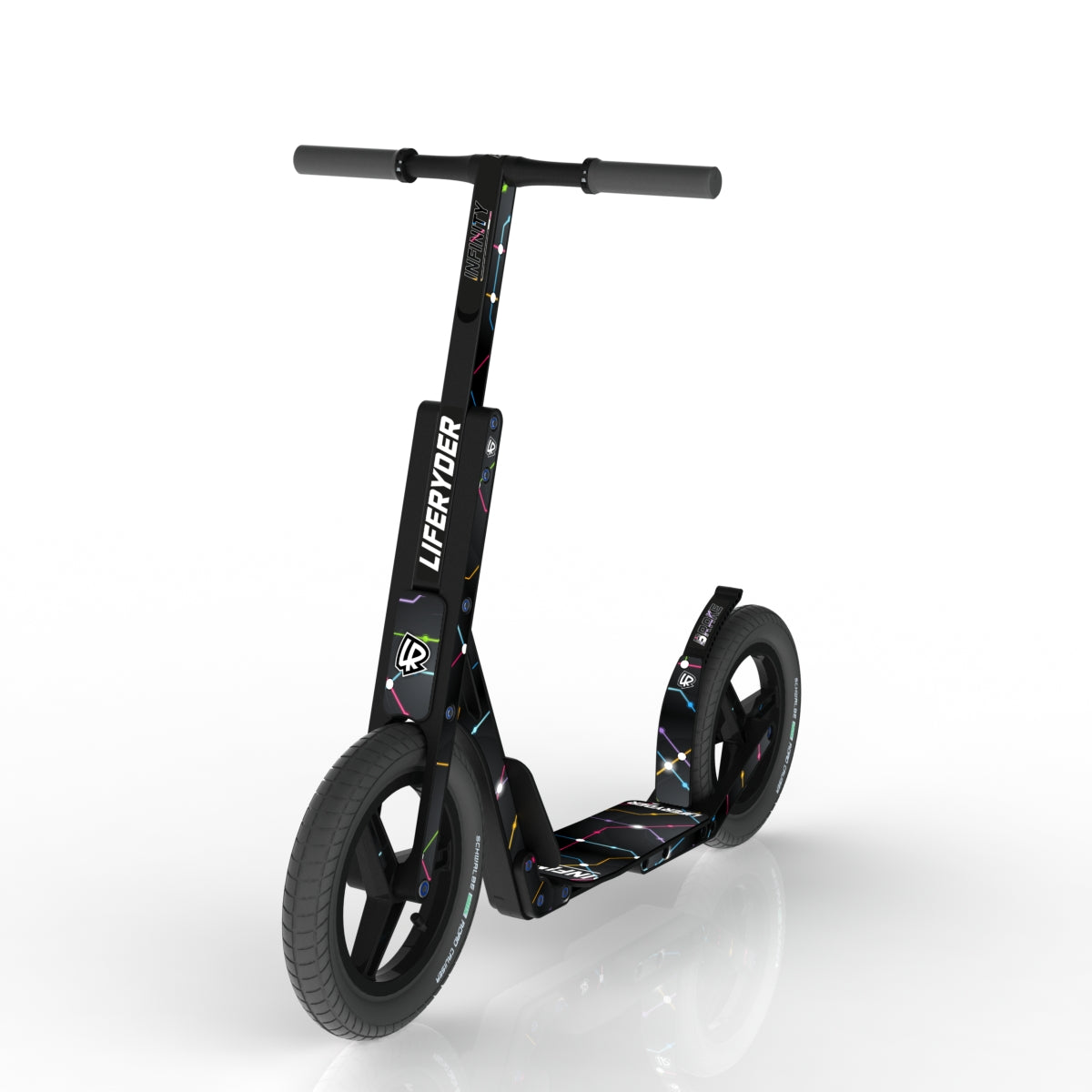LIFERYDER INFINITY Cyber Metro scooter sticker set preview