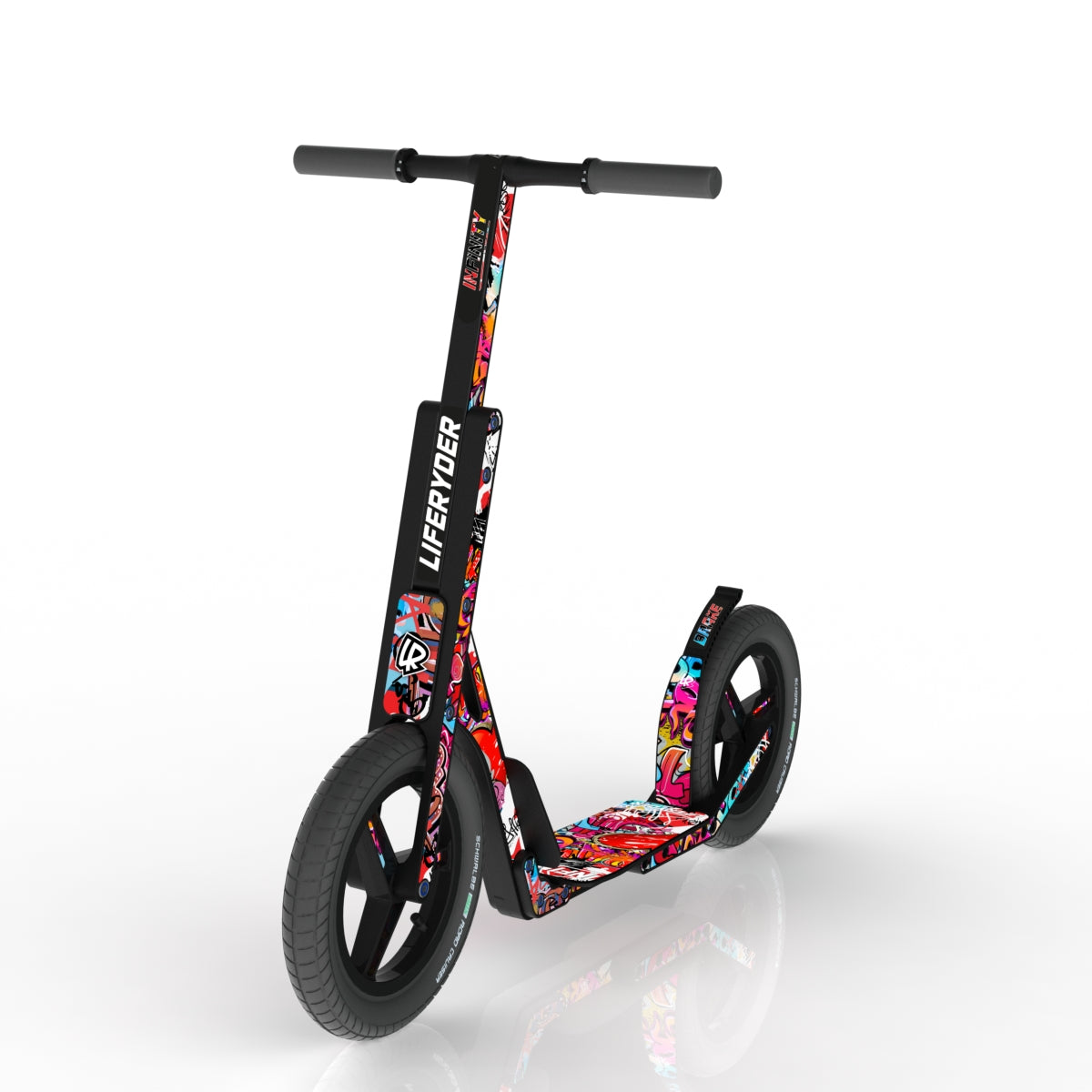 LIFERYDER INFINITY Graffiti scooter sticker set preview