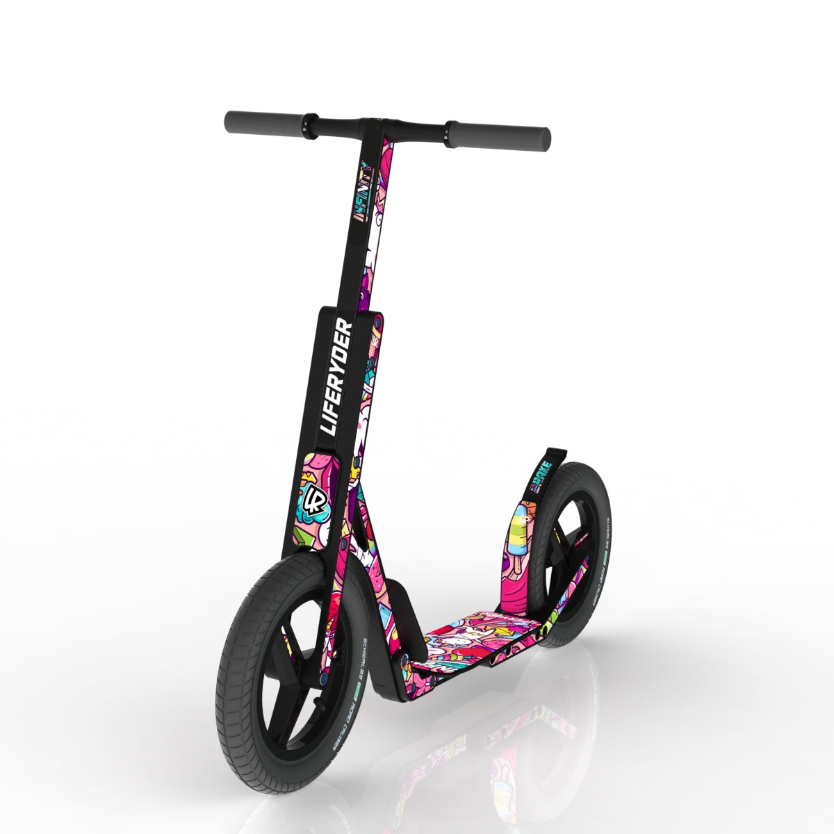 LIFERYDER HALO Popkins scooter sticker set preview