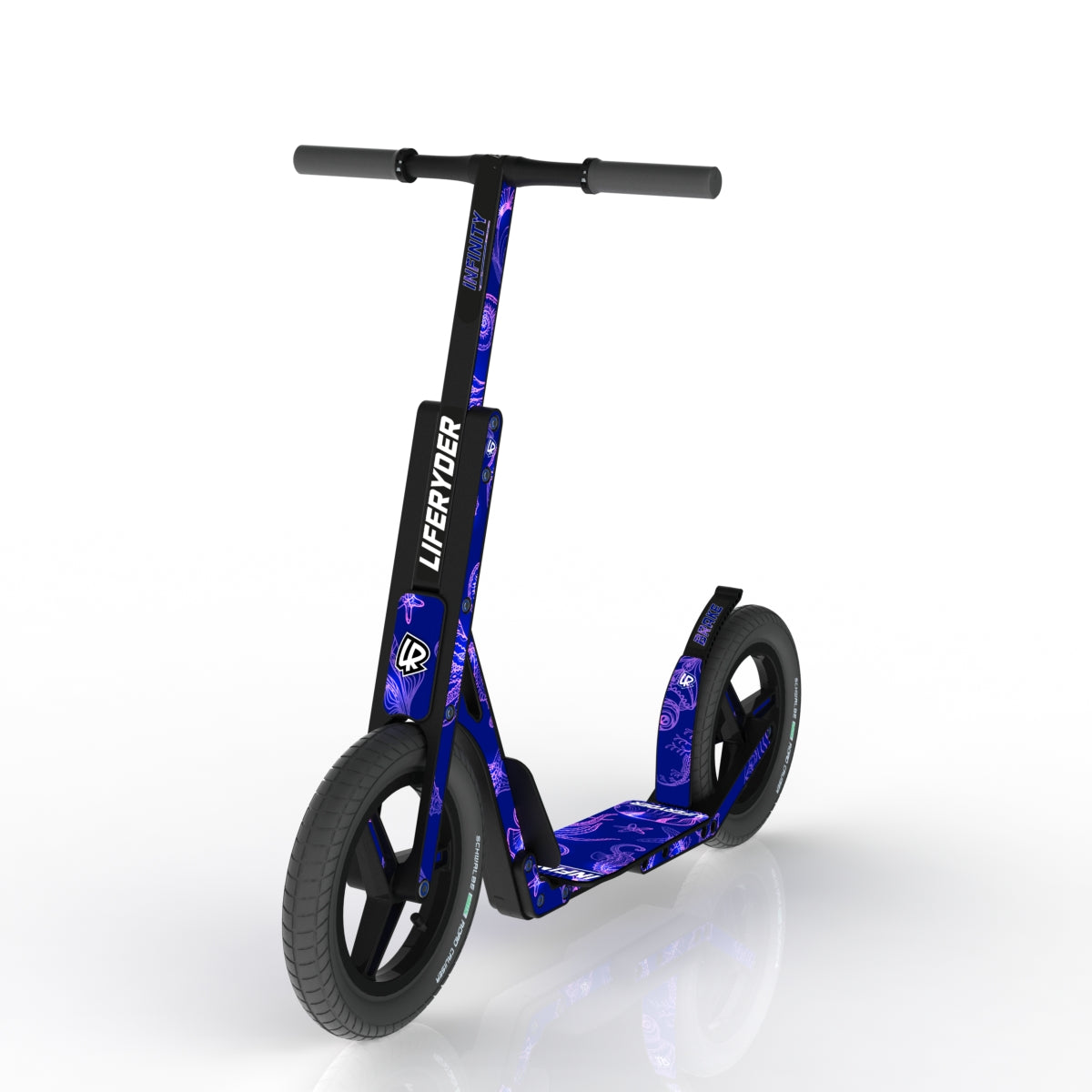 LIFERYDER INFINITY Ultraviolet scooter sticker set preview
