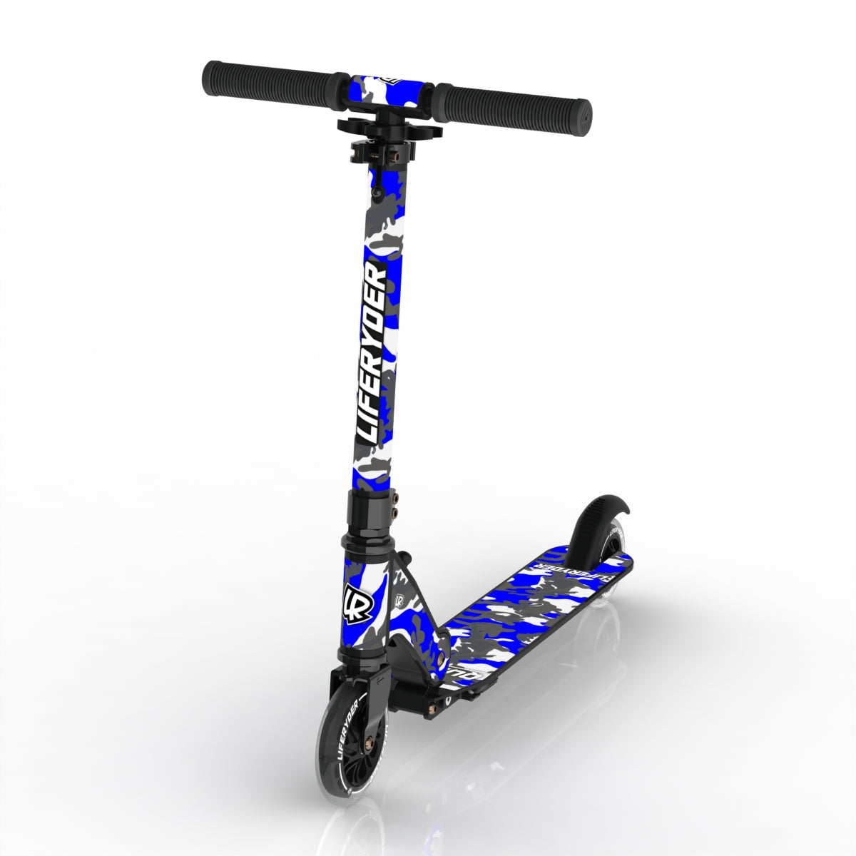 LIFERYDER QUEST Blue Storm scooter sticker set preview