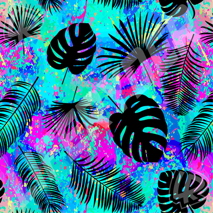 EVOLV™ Neon Palm scooter sticker set for LIFERYDER scooters and balance bikes