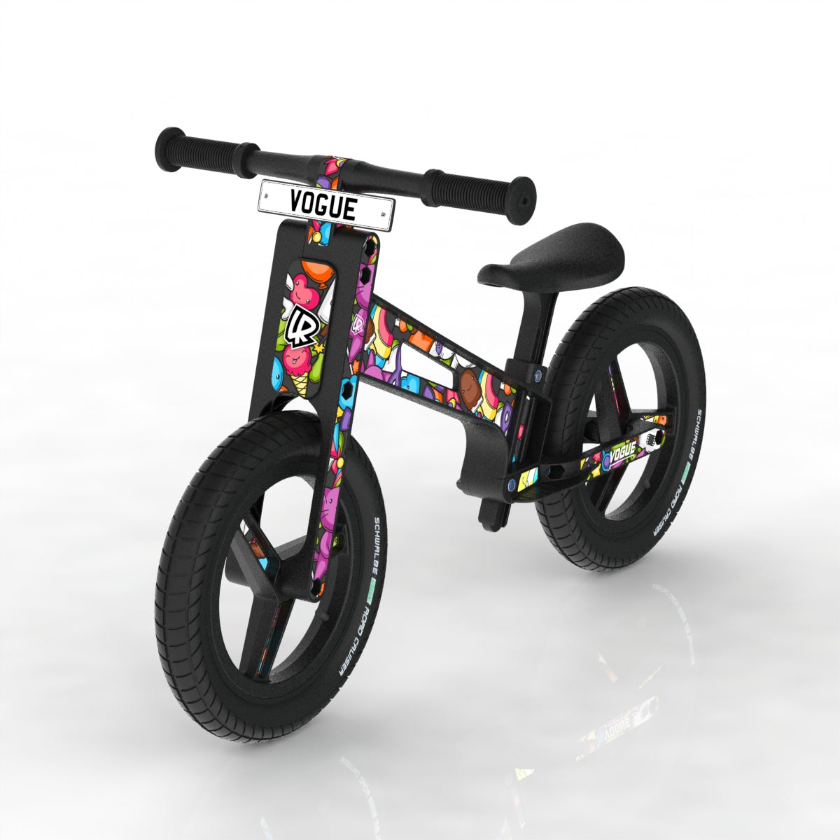 LIFERYDER VOGUE Carnival Cats balance bike sticker set preview