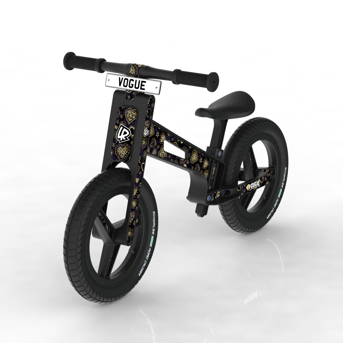 LIFERYDER VOGUE Hearts of Gold balance bike sticker set preview
