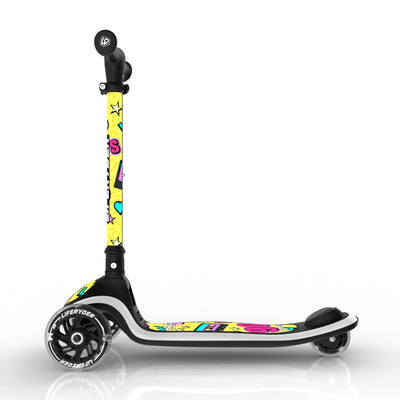 LIFERYDER HALO 90s lean-to-steer toddler scooter side view