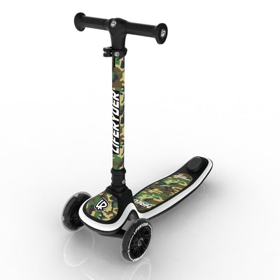 LIFERYDER HALO Army Camo scooter sticker set preview
