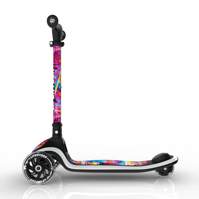 LIFERYDER HALO Blast lean-to-steer toddler scooter side view