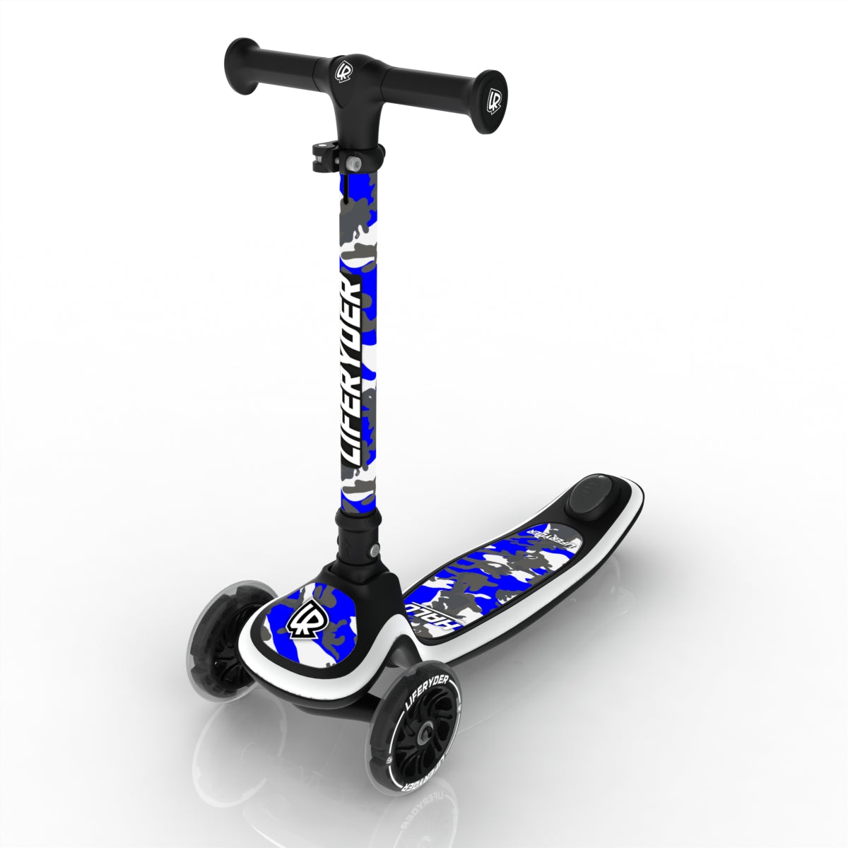 LIFERYDER HALO Blue Storm scooter sticker set preview