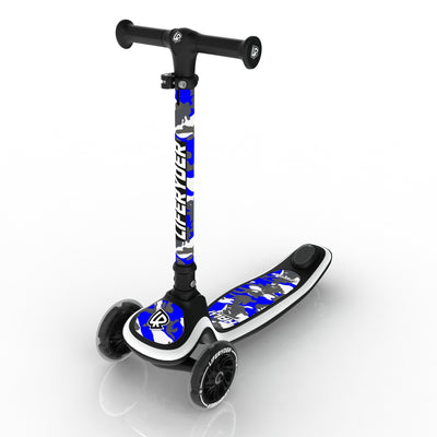 LIFERYDER HALO Blue Storm scooter sticker set preview