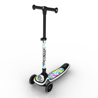 LIFERYDER HALO Citrus adjustable height toddler scooter extended view