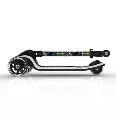 LIFERYDER HALO Cyber Metro foldable 3 wheel scooter folded view