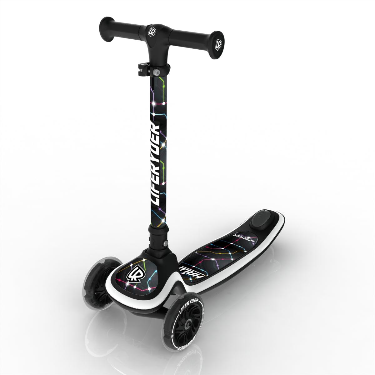 LIFERYDER HALO Cyber Metro scooter sticker set preview