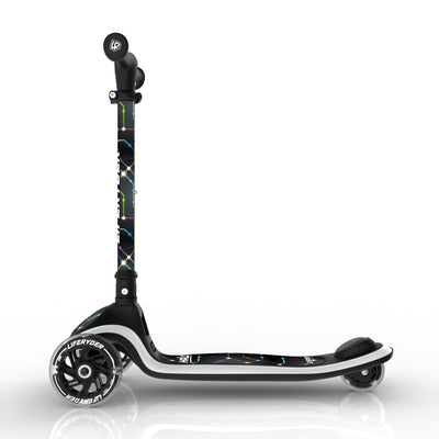 LIFERYDER HALO Cyber Metro lean-to-steer toddler scooter side view