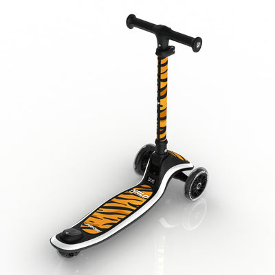 LIFERYDER HALO Hull Stripes 3 wheel kids scooter rear view