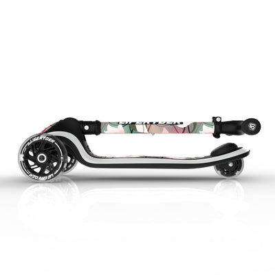 LIFERYDER HALO Lily foldable 3 wheel scooter folded view