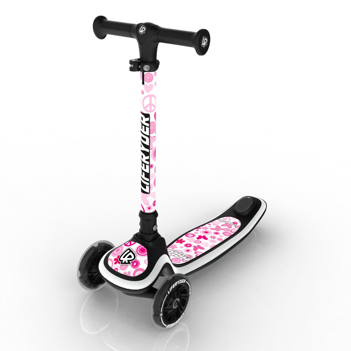 LIFERYDER HALO Peace & Love scooter sticker set preview