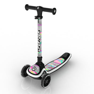 LIFERYDER HALO Pink Glitch scooter sticker set preview