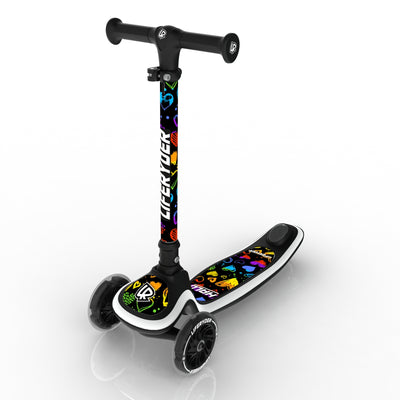LIFERYDER HALO Rainbow Hearts scooter sticker set preview
