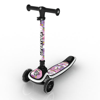 LIFERYDER HALO Unicorn scooter sticker set preview