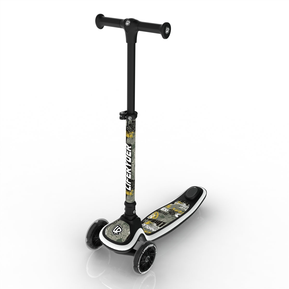 LIFERYDER HALO Urban Sports adjustable height toddler scooter extended view