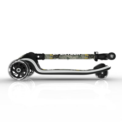 LIFERYDER HALO Urban Sports foldable 3 wheel scooter folded view