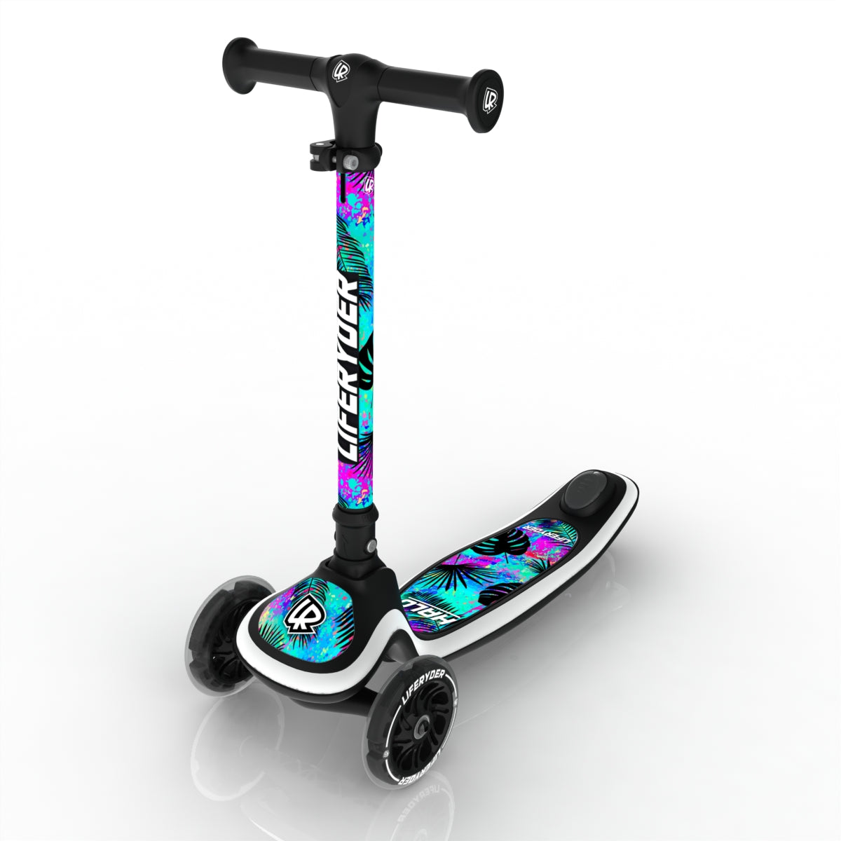LIFERYDER HALO Neon Palm scooter sticker set preview