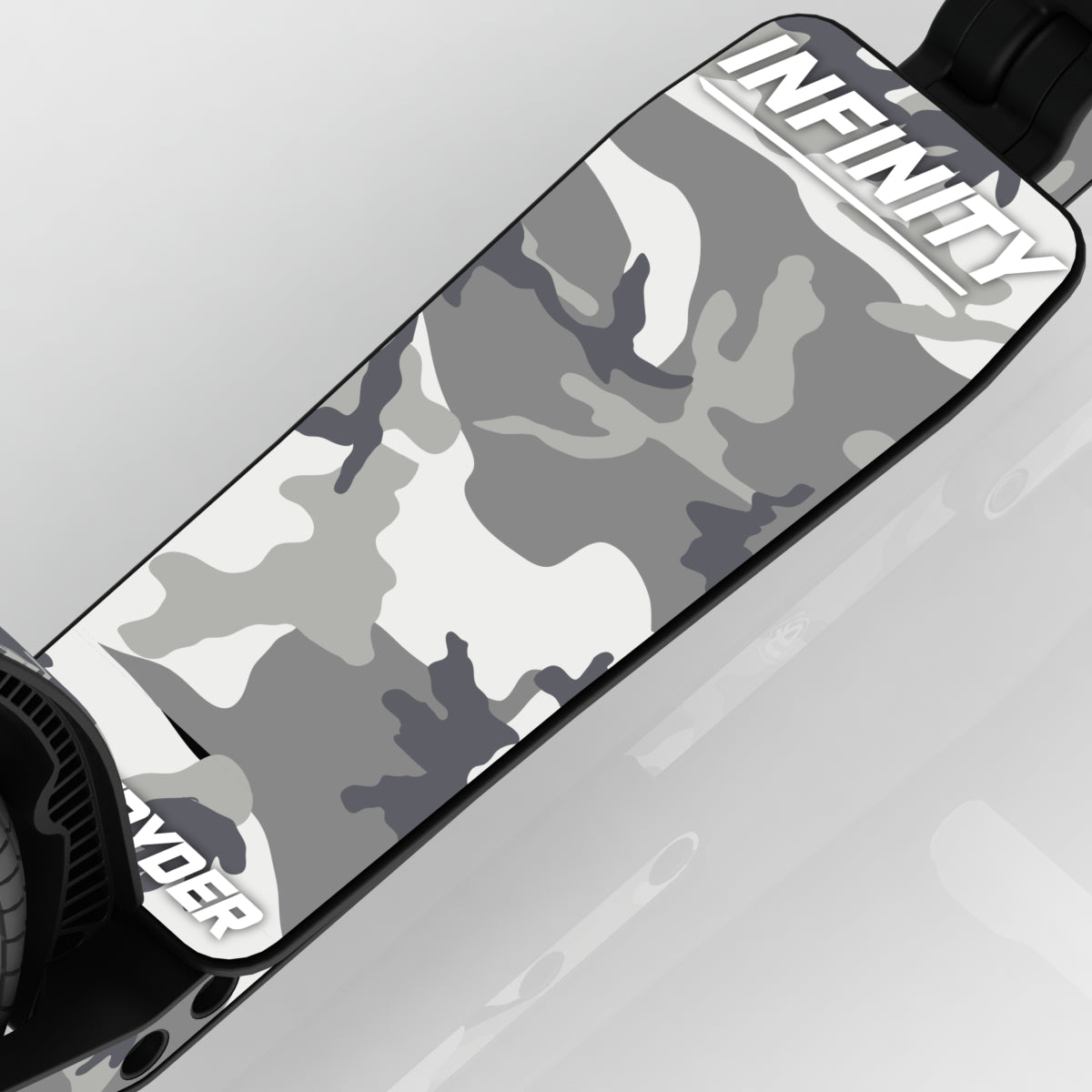 LIFERYDER INFINITY Arctic Camo wide scooter deck deck detail