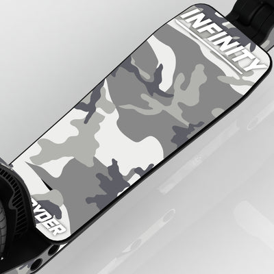 LIFERYDER INFINITY Arctic Camo wide scooter deck deck detail