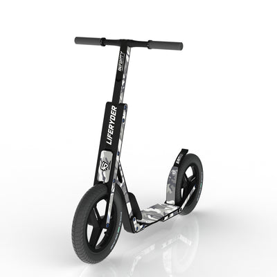 LIFERYDER QUEST Arctic Camo scooter sticker set preview