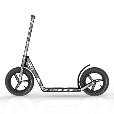LIFERYDER INFINITY Arctic Camo all-terrain kids scooter side view