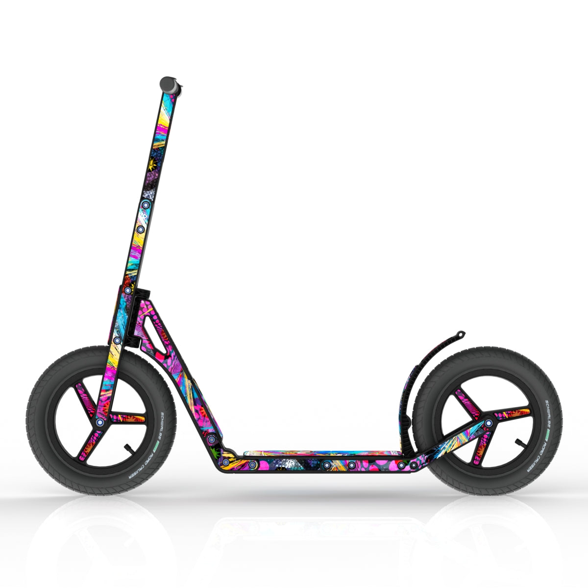 LIFERYDER INFINITY Blast all-terrain kids scooter side view