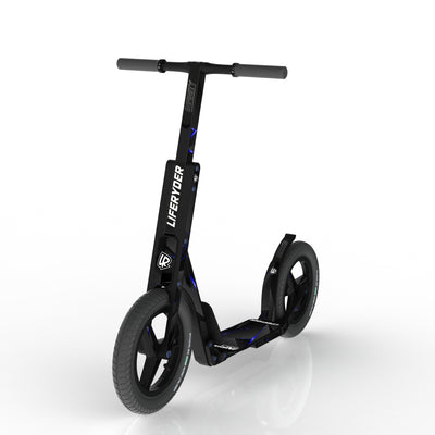 LIFERYDER HALO Blue Stealth scooter sticker set preview