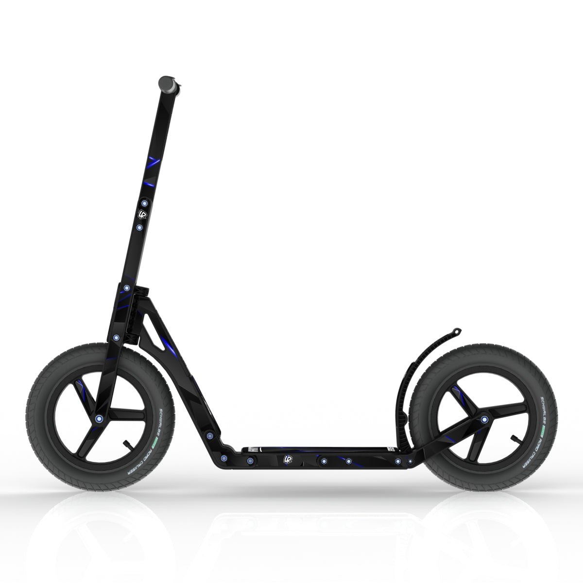 LIFERYDER INFINITY Blue Stealth all-terrain kids scooter side view