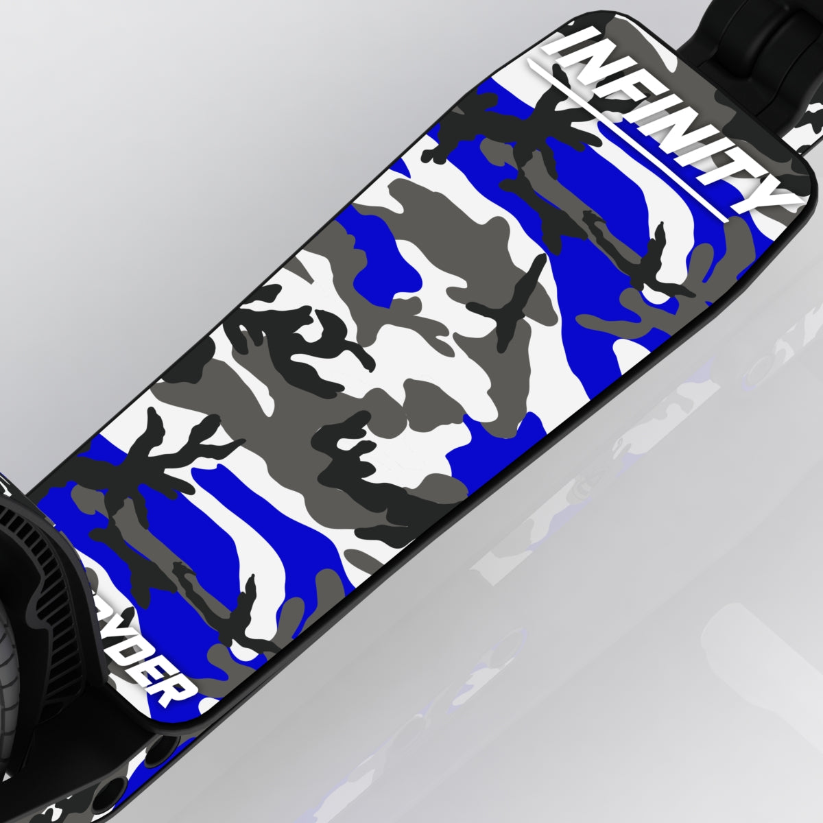 LIFERYDER INFINITY Blue Storm wide scooter deck deck detail
