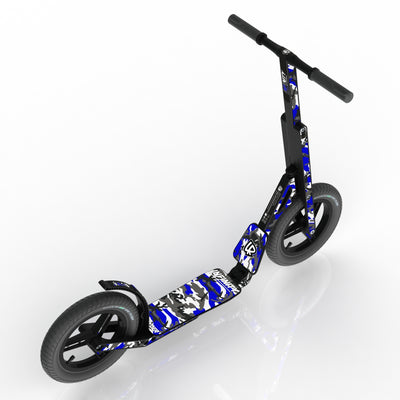 LIFERYDER INFINITY Blue Storm 12 inch air tyre scooter top view