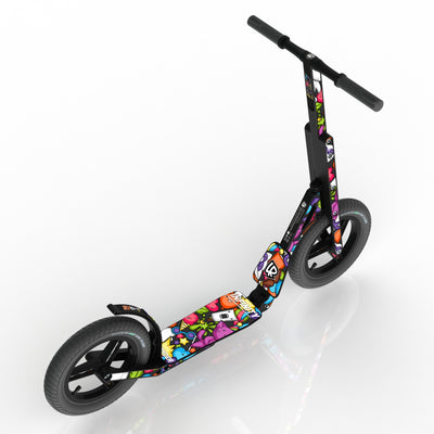 LIFERYDER INFINITY Carnival Cats 12 inch air tyre scooter top view
