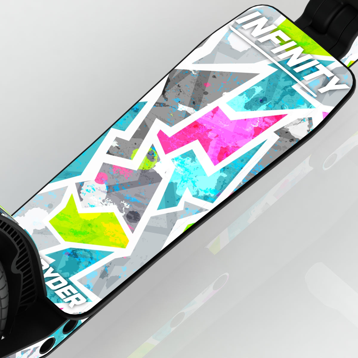 LIFERYDER INFINITY Citrus wide scooter deck deck detail