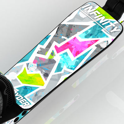 LIFERYDER INFINITY Citrus wide scooter deck deck detail