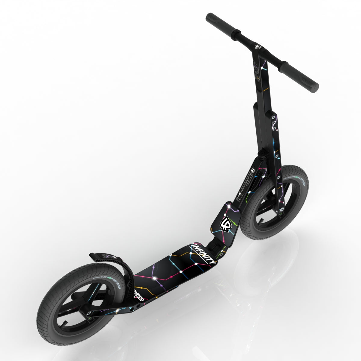 LIFERYDER INFINITY Cyber Metro 12 inch air tyre scooter top view