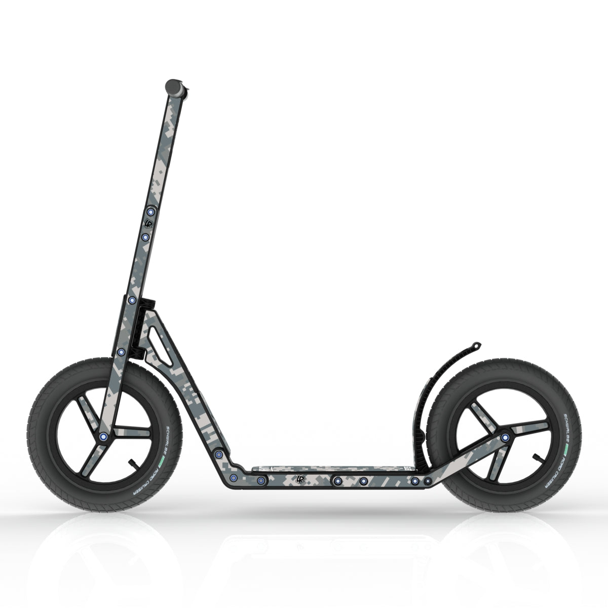 LIFERYDER INFINITY Digital Camo all-terrain kids scooter side view