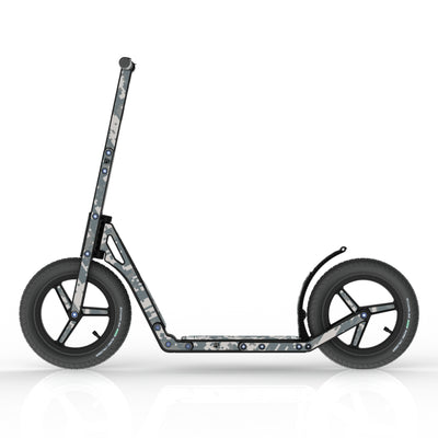 LIFERYDER INFINITY Digital Camo all-terrain kids scooter side view