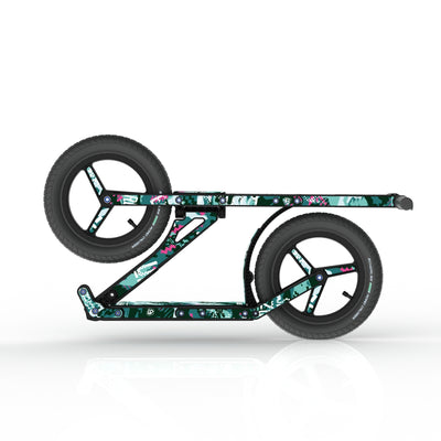 LIFERYDER INFINITY Ghost Rider collapsible big wheel scooter folded view