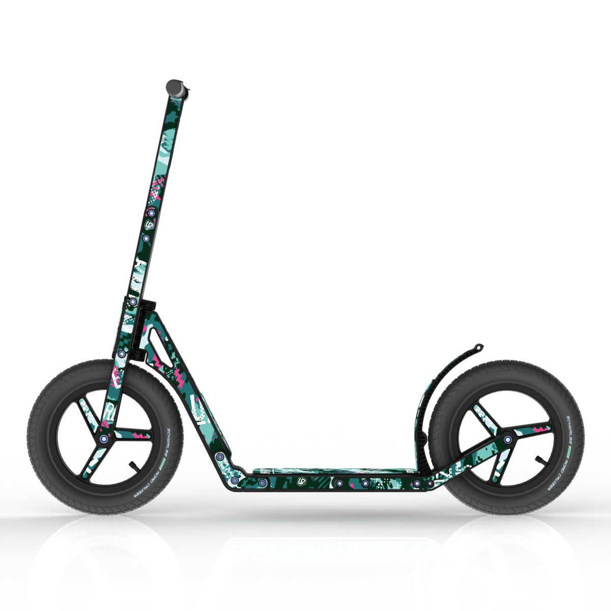 LIFERYDER INFINITY Ghost Rider all-terrain kids scooter side view