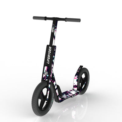 LIFERYDER QUEST Glitch scooter sticker set preview