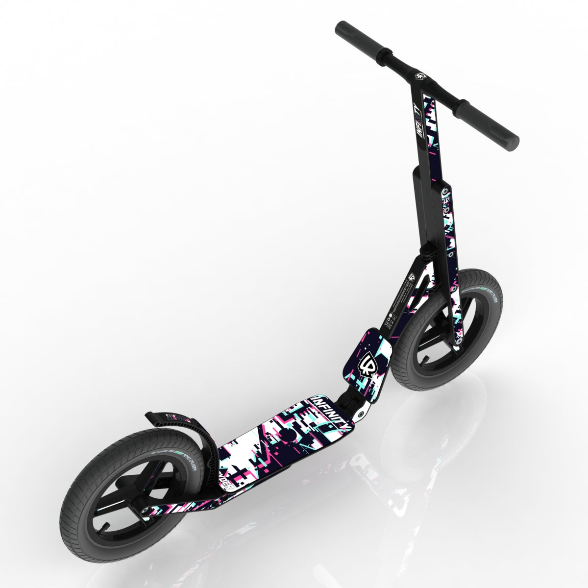 LIFERYDER INFINITY Glitch 12 inch air tyre scooter top view